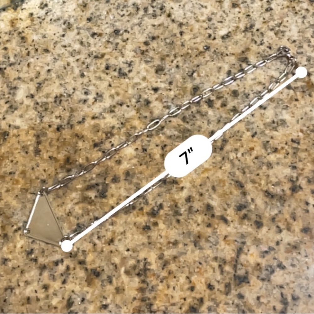 Repurposed/Upcycled Designer white Silver (PRADA) Charm Necklace from Au… - Picture 5 of 5